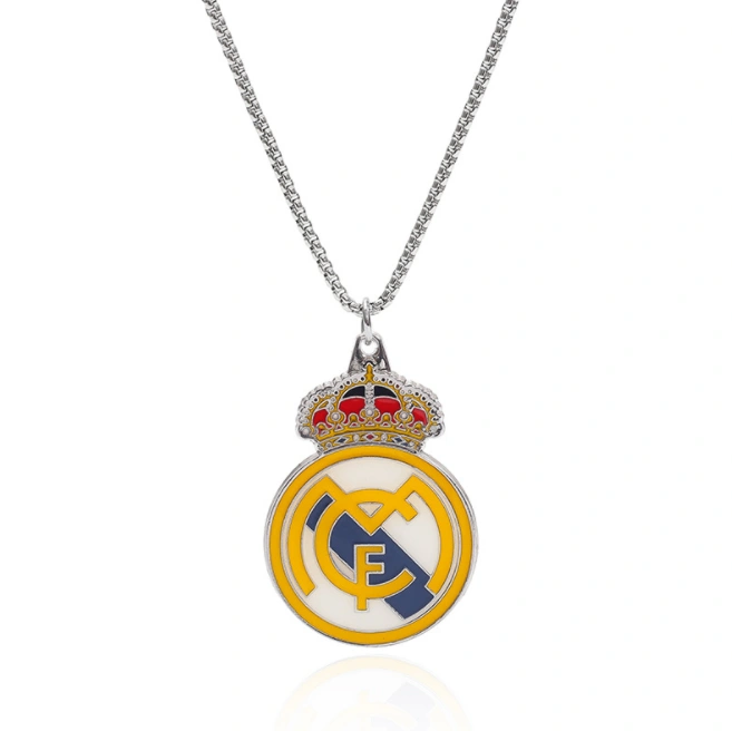 Real Madrid Football team necklace Football team shirt Jersey