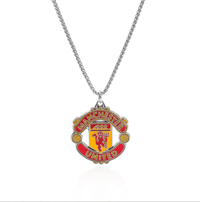 Manchester United Football team necklace Football team shirt Jersey
