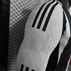 Juventus Home player long sleeve 24/25 Football Team Shirt Jersey