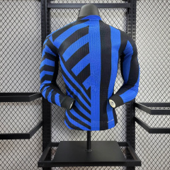 Inter Milan Home player long sleeve  24/25 Football team shirt Jersey