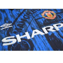 Manchester United Away 1992/93 Retro Long Sleeve Football Team Shirt Jersey