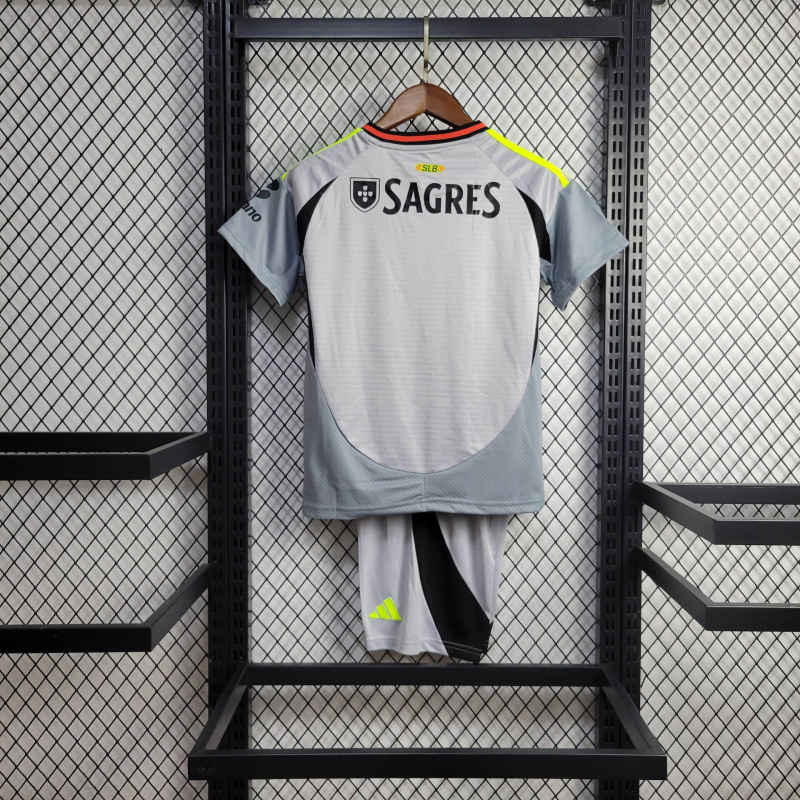 Benfica 2 away KIDS 24/25 Football team shirt Jersey