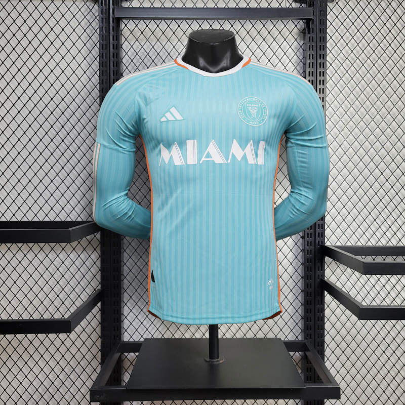 Inter Miami CF 2 away Player long sleeve 24/25 Football team shirt Jersey