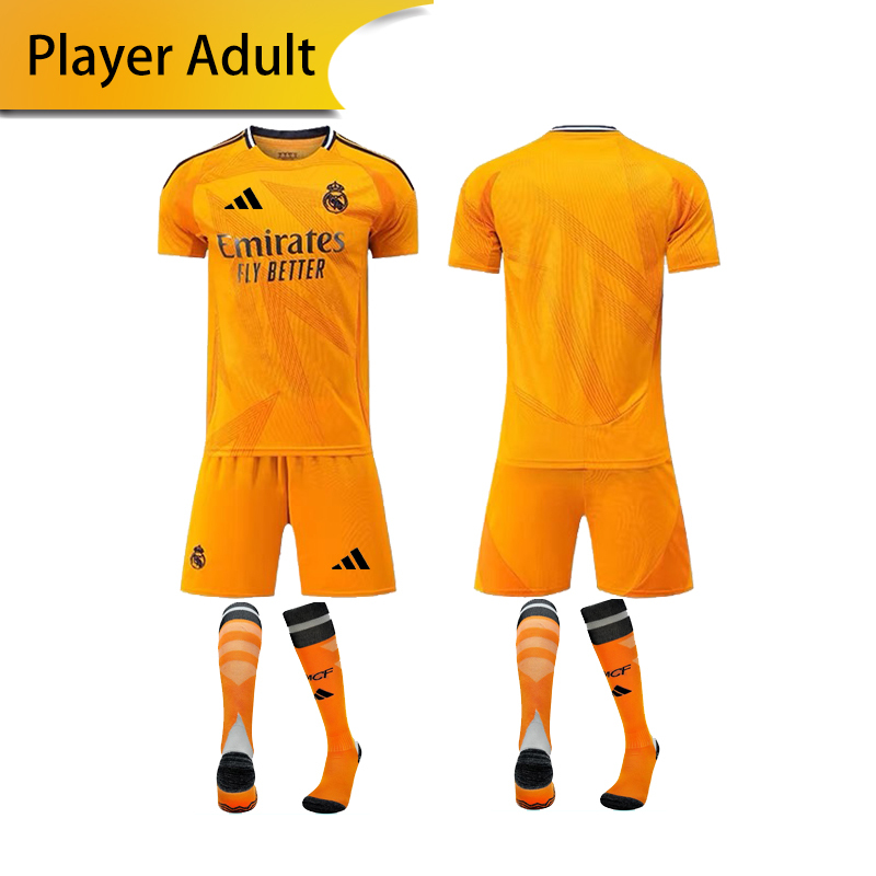 Real Madrid away Player 24/25 shirt+shorts+socks kit Football team shirt Jersey
