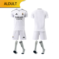 Real Madrid home 24/25 shirt+shorts+sock kit Football team shirt Jersey