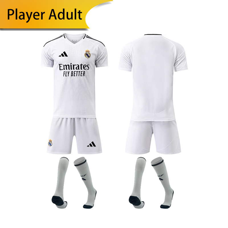 Real Madrid home Player 24/25 shirt+shorts+sock kit Football team shirt Jersey