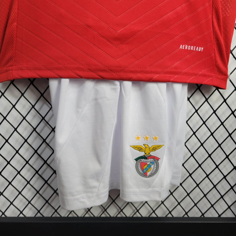 Benfica home KIDS 24/25 shirt+shorts+sock kit Football team shirt Jersey