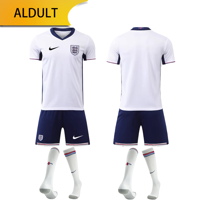 England Home 24/25 shirt+shorts+sock kit Football team shirt Jersey