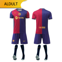 Barcelona home 24/25 shirt+shorts+sock kit Football team shirt Jersey