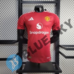 Manchester United Home Player 24/25 shirt+shorts+sock kit Football team shirt Jersey