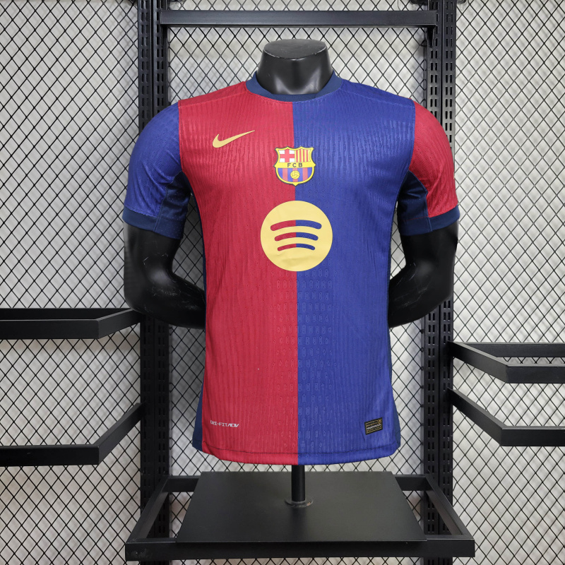 Barcelona home Player 24/25 shirt+shorts+sock kit Football team shirt Jersey