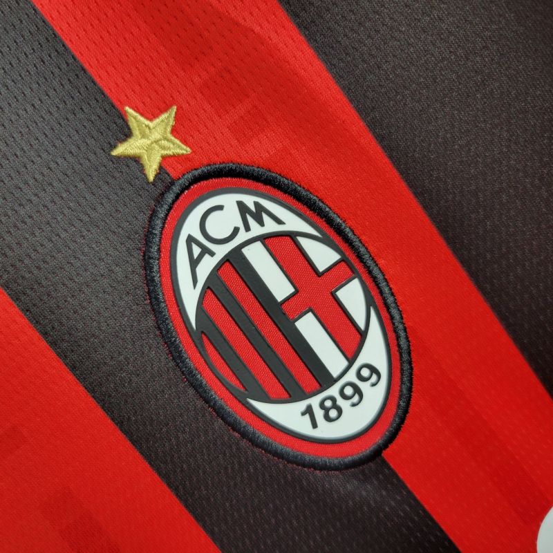 AC Milan home 24/25 shirt+shorts+sock kit football team shirt Jersey