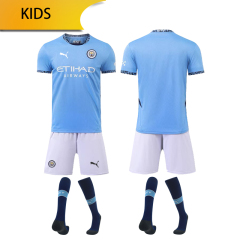 Manchester City Home KIDS 24/25 shirt+shorts+sock kit Football team shirt Jersey