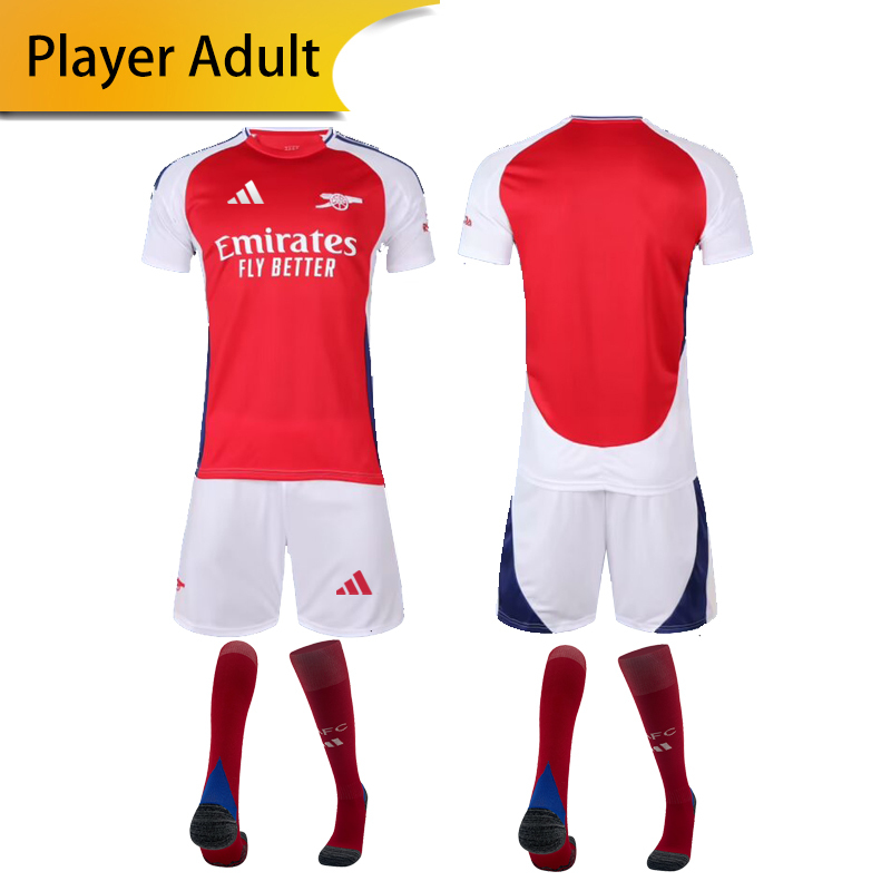 Arsenal home Player 24/25 shirt+shorts+sock kit Football team shirt Jersey