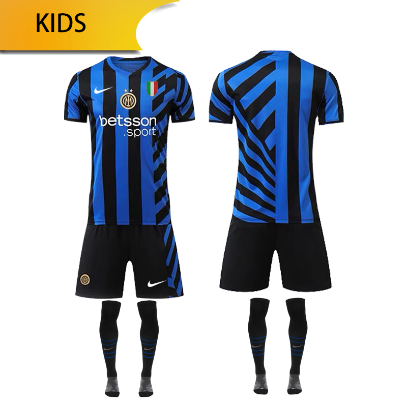 Inter Milan Home KIDS 24/25 shirt+shorts+sock kit Football team shirt Jersey