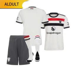 Manchester United 2 away 24/25 shirt+shorts+sock kit Football team shirt Jersey