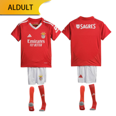 Benfica home 24/25 shirt+shorts+sock kit Football team shirt Jersey