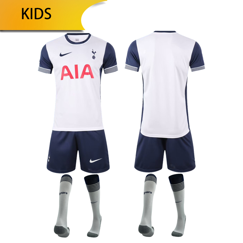 Tottenham Hotspur Home KDIS 24/25 shirt+shorts+sock kit Football team shirt Jersey
