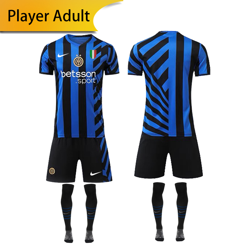 Inter Milan Home Player 24/25 shirt+shorts+sock kit Football team shirt Jersey