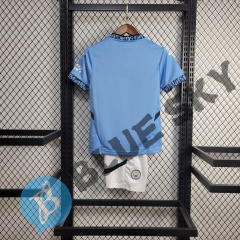 Manchester City Home KIDS 24/25 shirt+shorts+sock kit Football team shirt Jersey