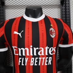 AC Milan home Player 24/25 shirt+shorts+sock kit football team shirt Jersey