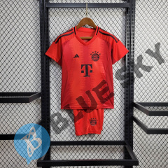 Bayern Munich Home KIDS 24/25 shirt+shorts+sock kit Football team shirt Jersey