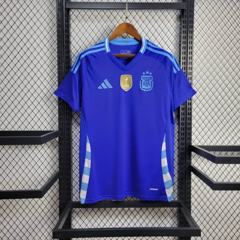 Argentina away 24/25 shirt+shorts+sock kit Football team shirt Jersey