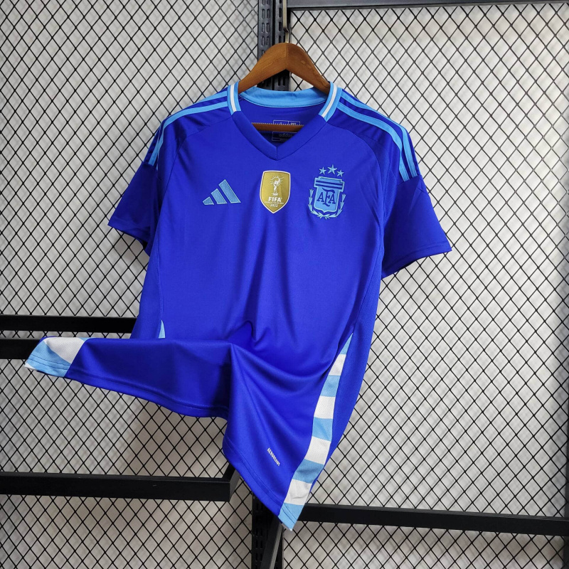 Argentina away 24/25 shirt+shorts+sock kit Football team shirt Jersey