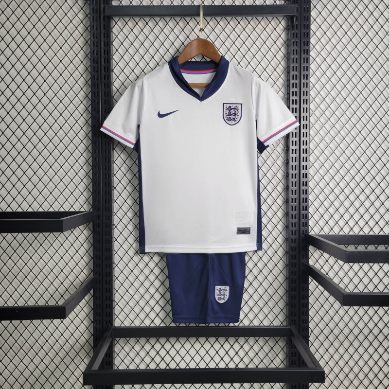England Home KIDS 24/25 shirt+shorts+sock kit Football team shirt Jersey