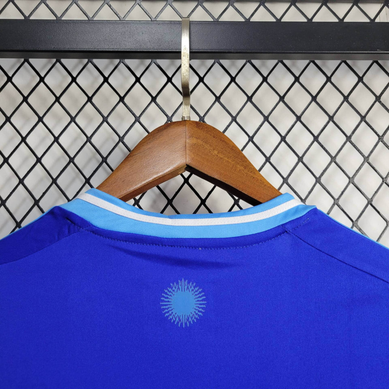 Argentina away KIDS 24/25 shirt+shorts+sock kit Football team shirt Jersey