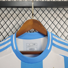 Argentina home  24/25 shirt+shorts+sock kit Football team shirt Jersey