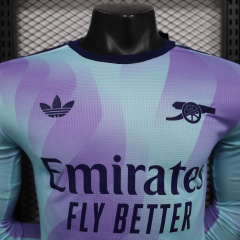 Arsenal away player long sleeve 24/25 Football Team Shirt Jersey