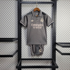 Real Madrid 2 away kids 24/25 shirt+shorts+sock set Football team shirt Jersey