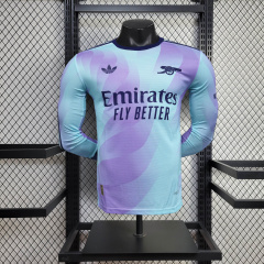 Arsenal away player long sleeve 24/25 Football Team Shirt Jersey
