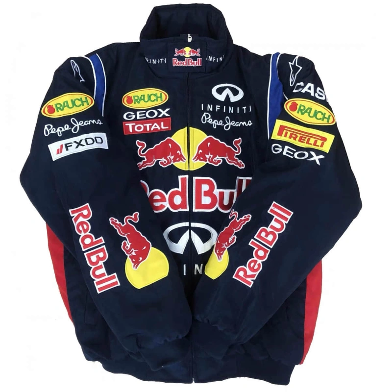 F1 racing suits, fully embroidered F1 racing suits, motorcycle riding suits, winter cotton warm jackets