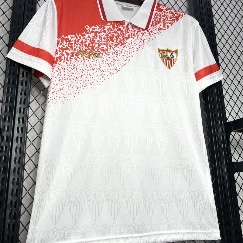 Sevilla FC 1993/94 Home Retro Football team shirt Jersey