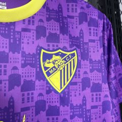 Malaga Purple pre-match training 24/25 Football team shirt Jersey