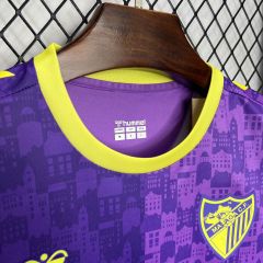 Malaga Purple pre-match training 24/25 Football team shirt Jersey