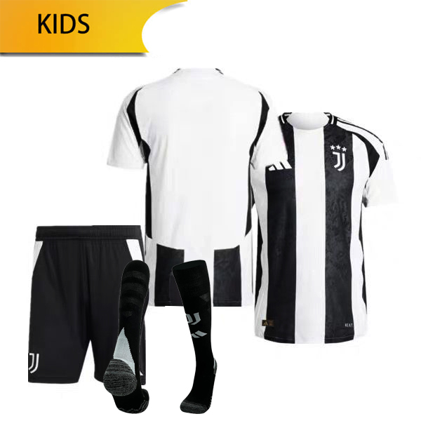 Juventus home KIDS 24/25 shirt+shorts+sock kit Football team shirt Jersey