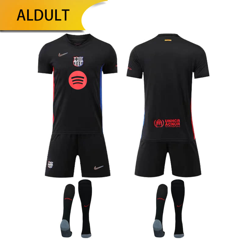 Barcelona away 24/25 shirt+shorts+sock kit Football team shirt Jersey
