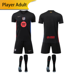 Barcelona away player 24/25 shirt+shorts+sock kit Football team shirt Jersey