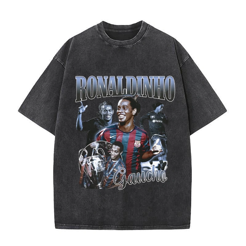 Barcelona Global superstar football team casual T-shirt