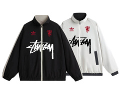 Manchester United Two sided windbreaker jacket Football team shirt Jersey Sports shirt