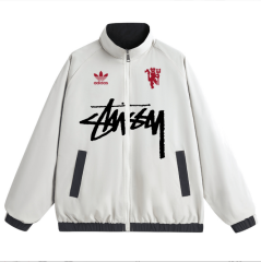 Manchester United Two sided windbreaker jacket Football team shirt Jersey Sports shirt