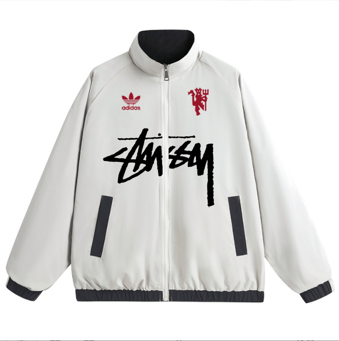 Manchester United Two sided windbreaker jacket Football team shirt Jersey Sports shirt
