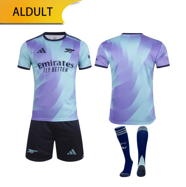 Arsenal 2 away 24/25 shirt+shorts+sock kit Football team shirt Jersey