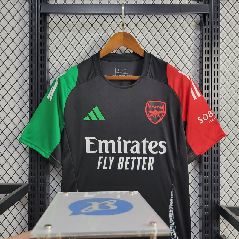 Arsenal black training uniform 24/25 Football team shirt Jersey Sports shirt