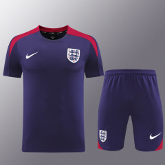 England Short sleeve training kit 24/25 Football team shirt Jersey Sports shirt
