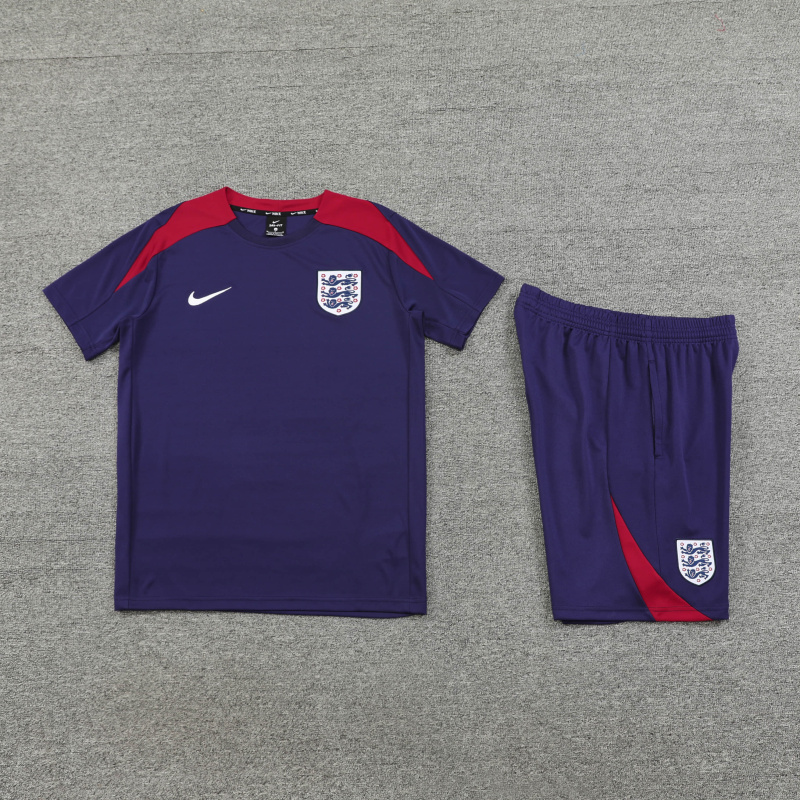 England Short sleeve training kit 24/25 Football team shirt Jersey Sports shirt