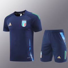 Italy Short sleeve training kit 24/25 Football team shirt Jersey Sports shirt